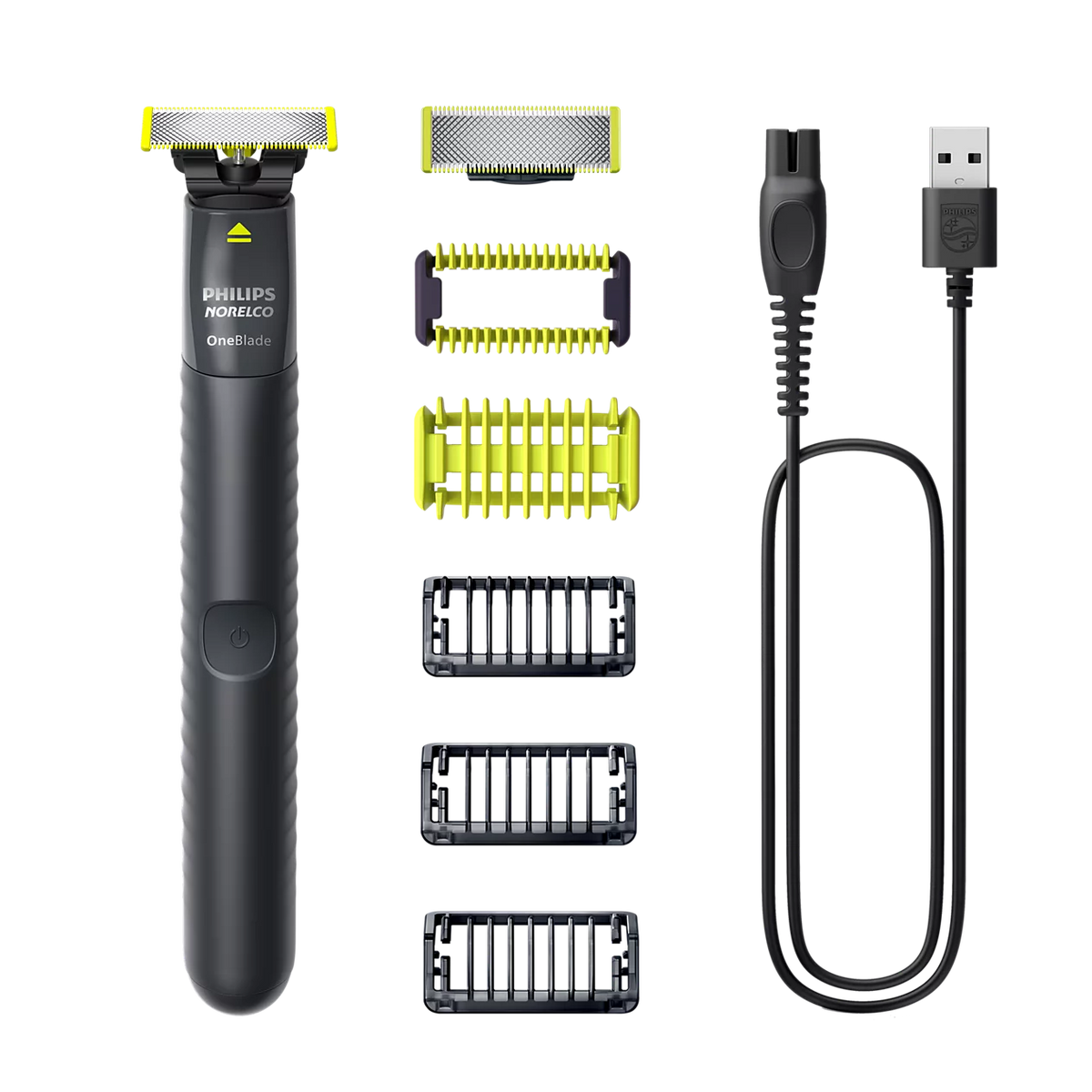 Makinë rroje Philips OneBlade QP1624 për fytyrë dhe trup, për rruajtjen dhe stilimin e mjekrës dhe qimeve