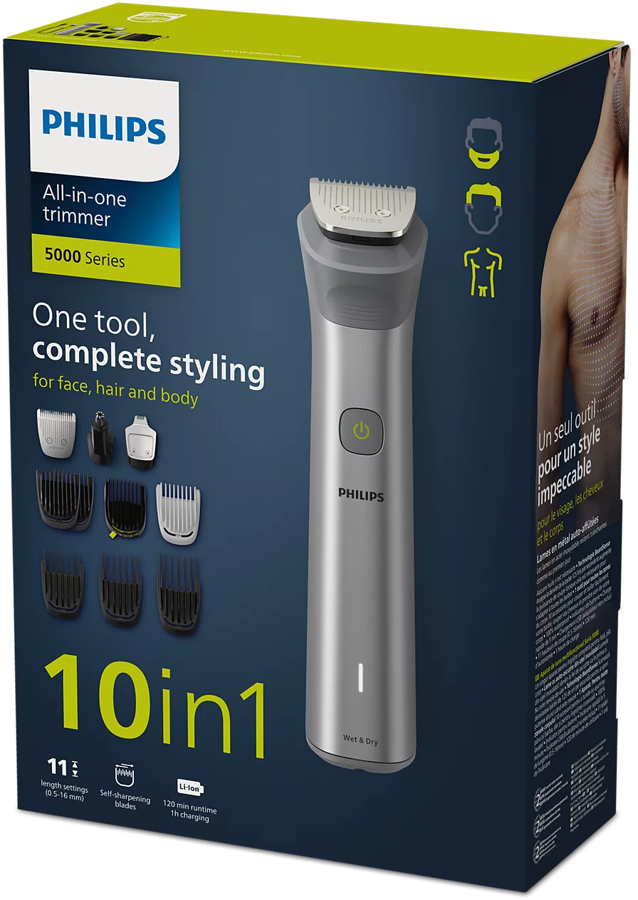 Makinë rroje multifunksionale Philips MG5920/15 Series 5000 për mjekër, flokë dhe trup