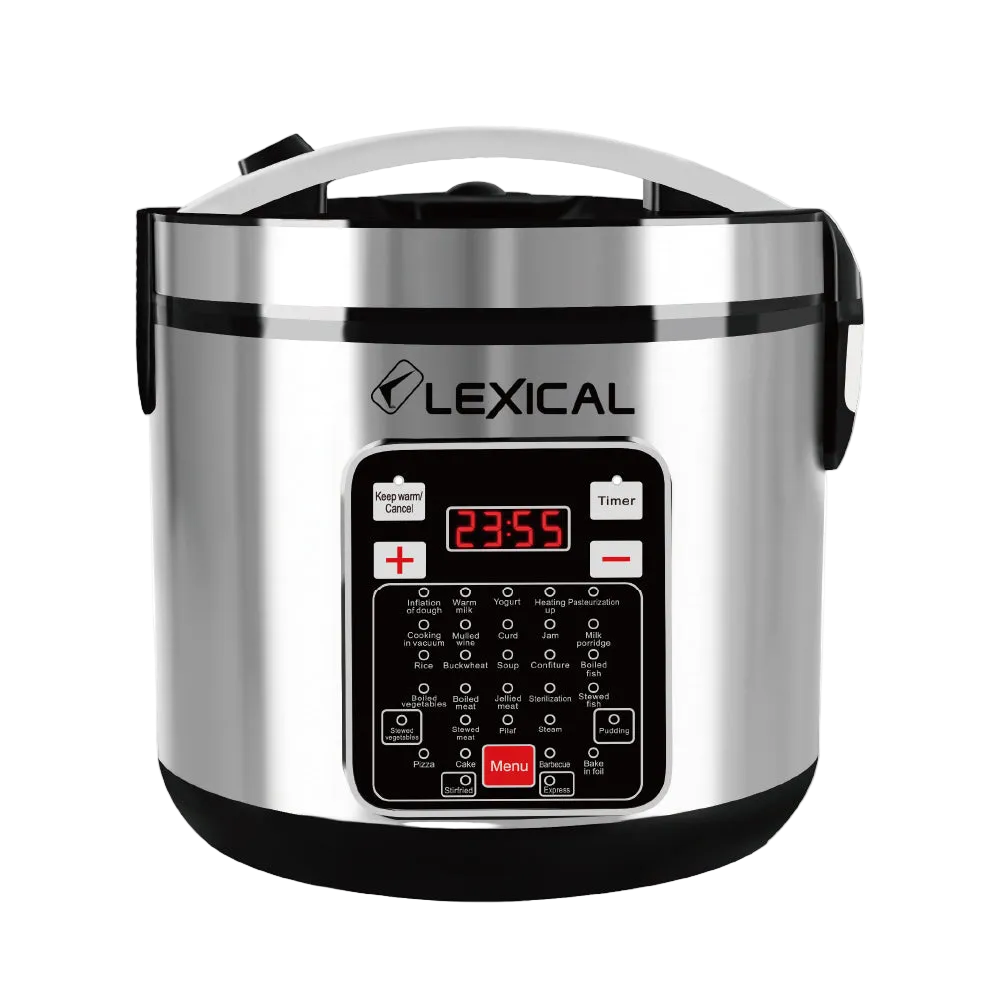 Multicooker Lexical LRC-3410 5L 900W për gatim të shpejtë dhe multifunksional në kuzhinë