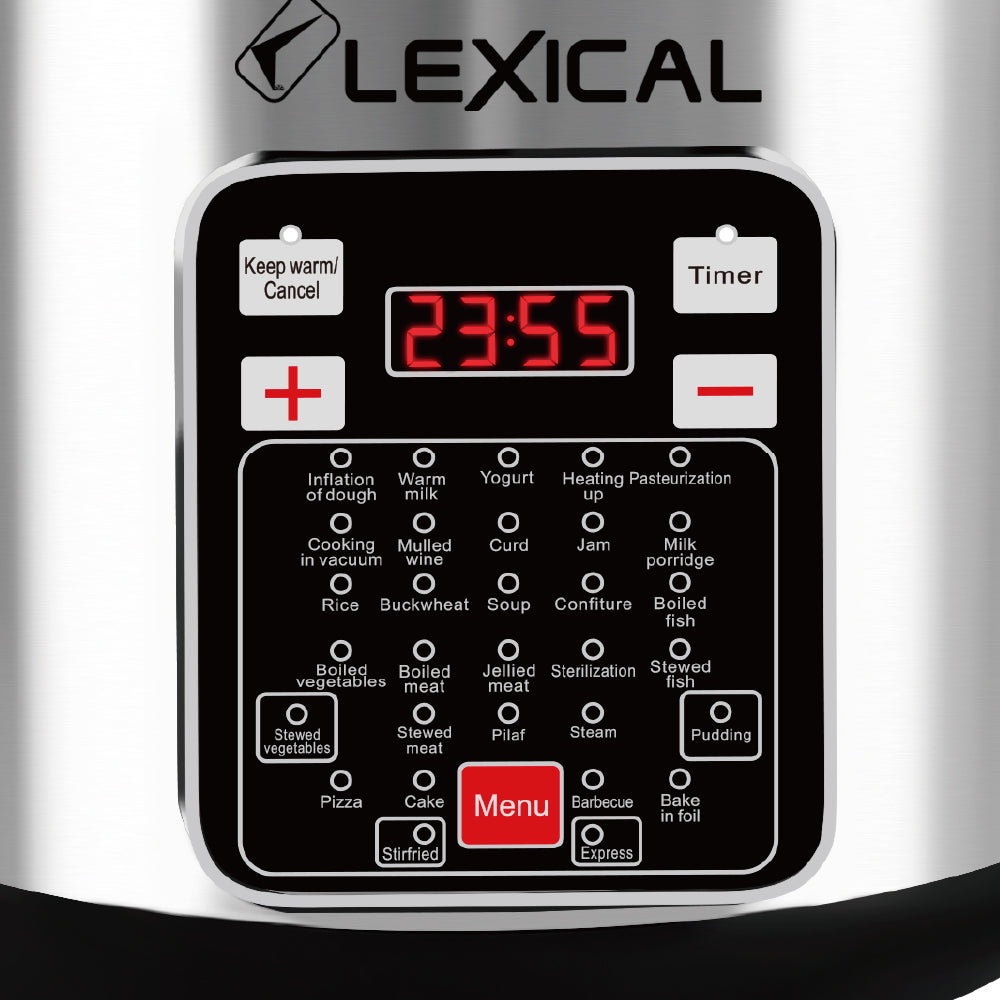 Multicooker Lexical LRC-3410 5L 900W për gatim të shpejtë dhe multifunksional në kuzhinë