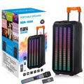 NDR-1098 Wireless Speaker me Bluetooth, bass të fuqishëm, bateri të rikarikueshme dhe cilësi të lartë audio për muzikë, festa dhe argëtim | SmartXStore Albania