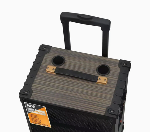 NDR-C12 altoparlant Party Bluetooth 50W me woofer 12 inç, bateri 3600mAh, Bluetooth, USB, TF, Radio FM, TWS, funksion Karaoke, ekran të integruar, mikrofon pa tela dhe telekomandë. Ideal për festa, evente, karaoke dhe përdorim në ambiente të brendshme dhe të jashtme. 