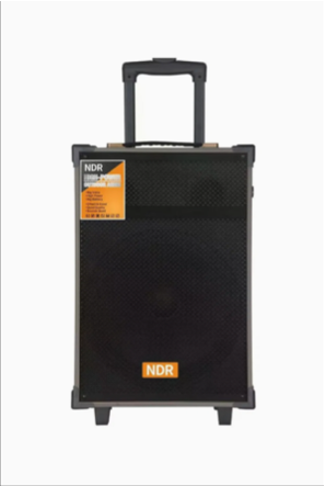 NDR-C12 altoparlant Party Bluetooth 1500 W me woofer 12 inç, bateri 3600mAh, Bluetooth, USB, TF, Radio FM, TWS, funksion Karaoke, ekran të integruar, mikrofon pa tela dhe telekomandë. Ideal për festa, evente, karaoke dhe përdorim në ambiente të brendshme dhe të jashtme. 