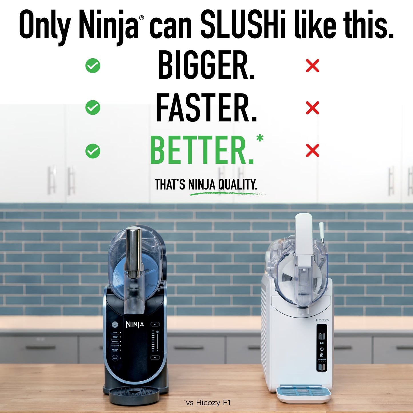 Ninja SLUSHi Professional Frozen Drink Maker FS301 me kapacitet 88 fl oz (2.6L), 5 shpejtësi, fuqi 200W, rezervuar të vetëm, kontroll me shpejtësi të ndryshueshme dhe mundësi për përgatitjen e slush, koktejeve të ngrira dhe pijeve të ftohta pa akull ose blender. I mban pijet të ngrira deri në 12 orë.