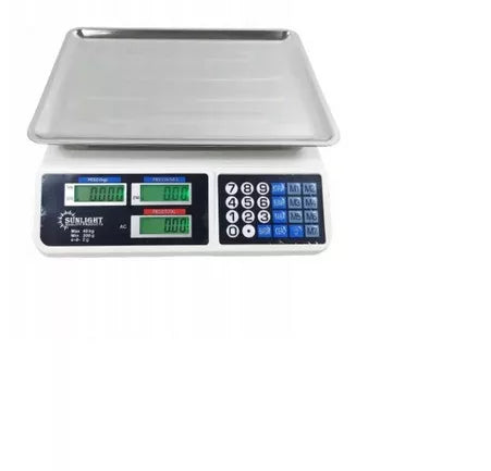 Peshore elektronike Kouvolson 40kg me ekran LCD për markete, dyqane dhe fruta-perime