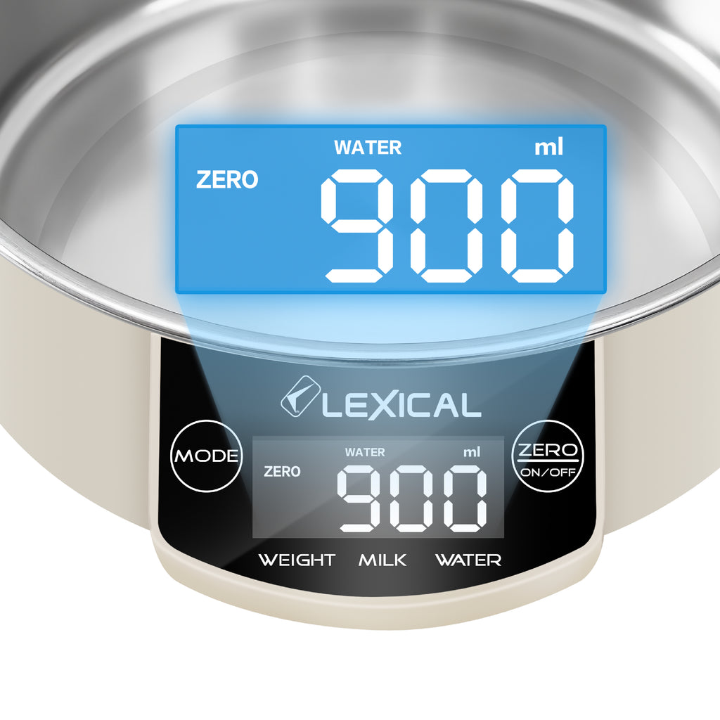 Peshore kuzhine elektronike Lexical LKS-4305 5kg me tas 900ml për matjen e ushqimeve dhe përbërësve
