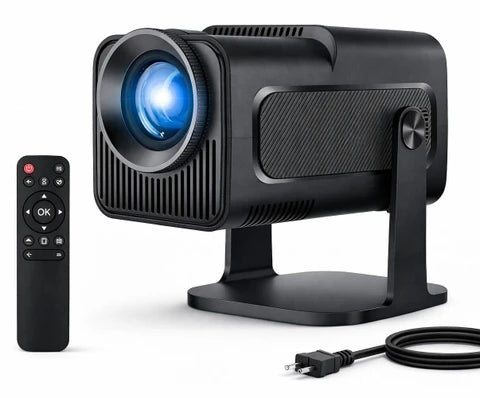 Projektor Smart HY320 Android Full HD për filma, YouTube, aplikacione dhe argëtim në shtëpi