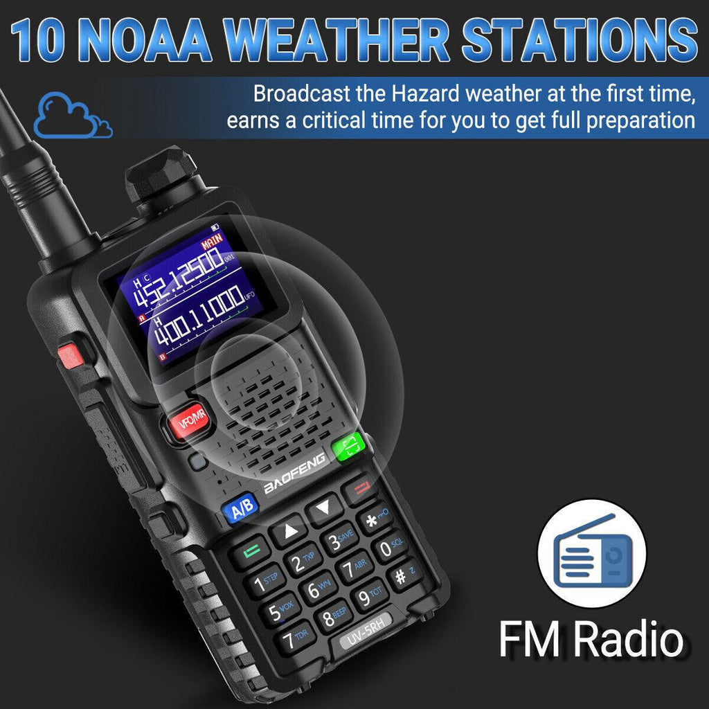 Radio marrëse-dhënëse komunikimi Baofeng UV-5RH 10W portative për komunikim në distancë