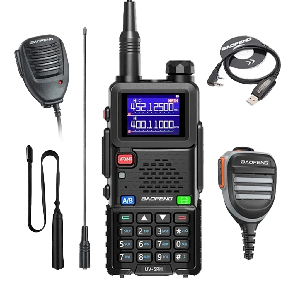 Radio marrëse-dhënëse komunikimi Baofeng UV-5RH 10W portative për komunikim në distancë