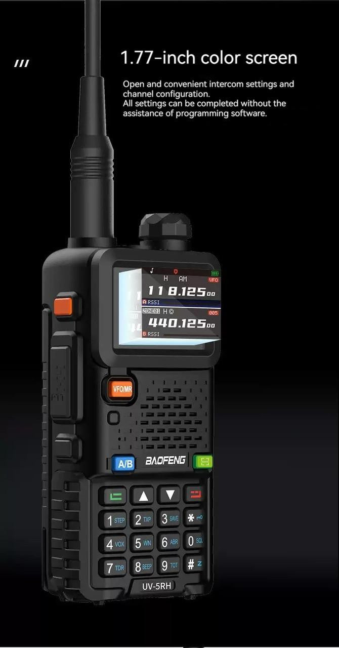 Radio marrëse-dhënëse komunikimi Baofeng UV-5RH 10W portative për komunikim në distancë