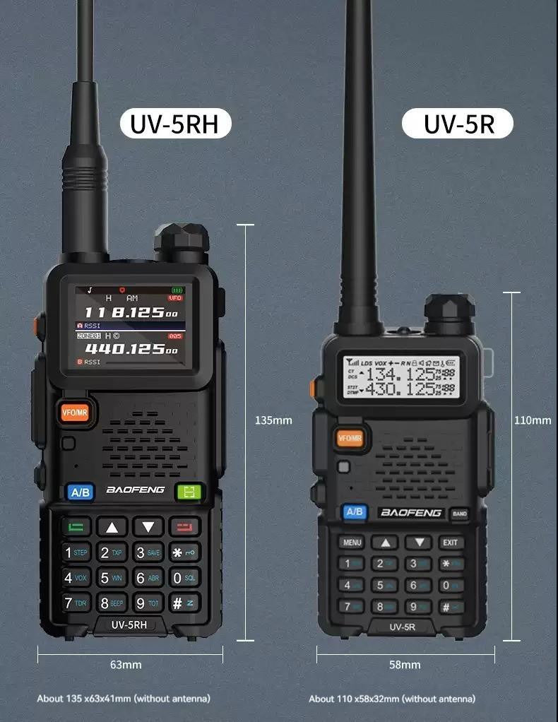 Radio marrëse-dhënëse komunikimi Baofeng UV-5RH 10W portative për komunikim në distancë