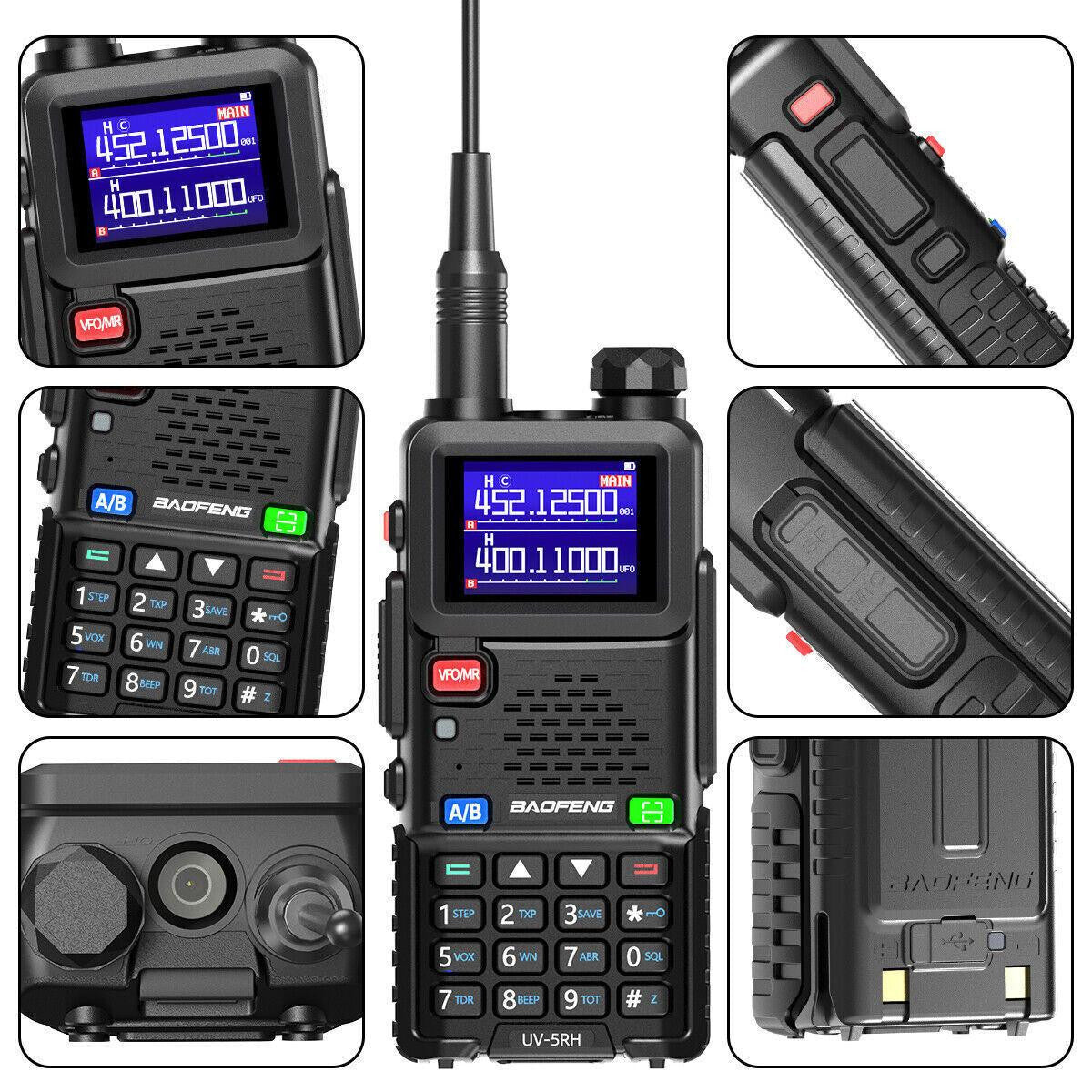 Radio marrëse-dhënëse komunikimi Baofeng UV-5RH 10W portative për komunikim në distancë