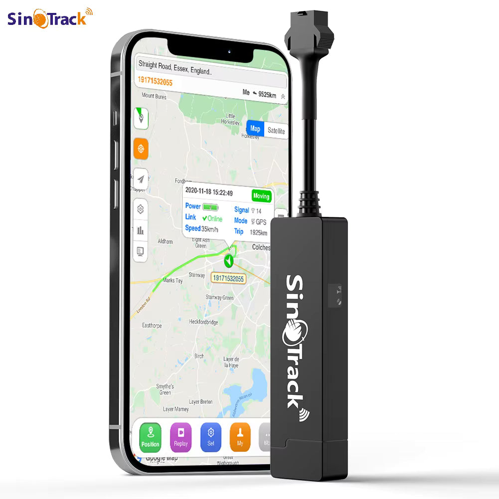 SinoTrack ST-901A Mini GPS Tracker për makinë dhe motoçikletë me gjurmim GPS/GPRS në kohë reale, aplikacion falas SinoTrack PRO, Geo-Fence, alarm shpejtësie, historik të rrugëve, zbulim ACC, bateri të integruar, SIM GSM Quad-Band dhe furnizim 9–60V. Pajisje profesionale për sigurinë dhe monitorimin e automjeteve në Shqipëri.