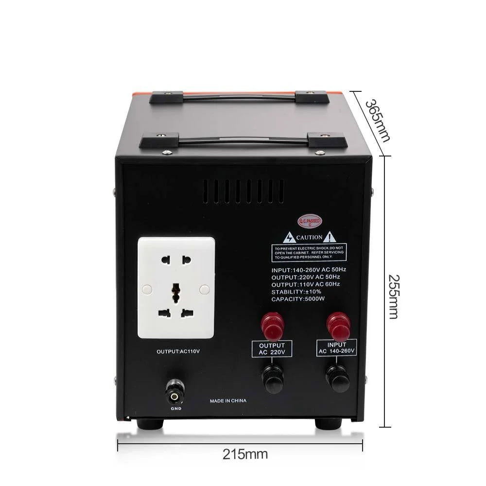Stabilizator tensioni WINNING STAR ST-00010 5000VA 5kVA me AVR, ekran dixhital, hyrje 100–260V dhe mbrojtje nga tensioni i lartë dhe i ulët. 