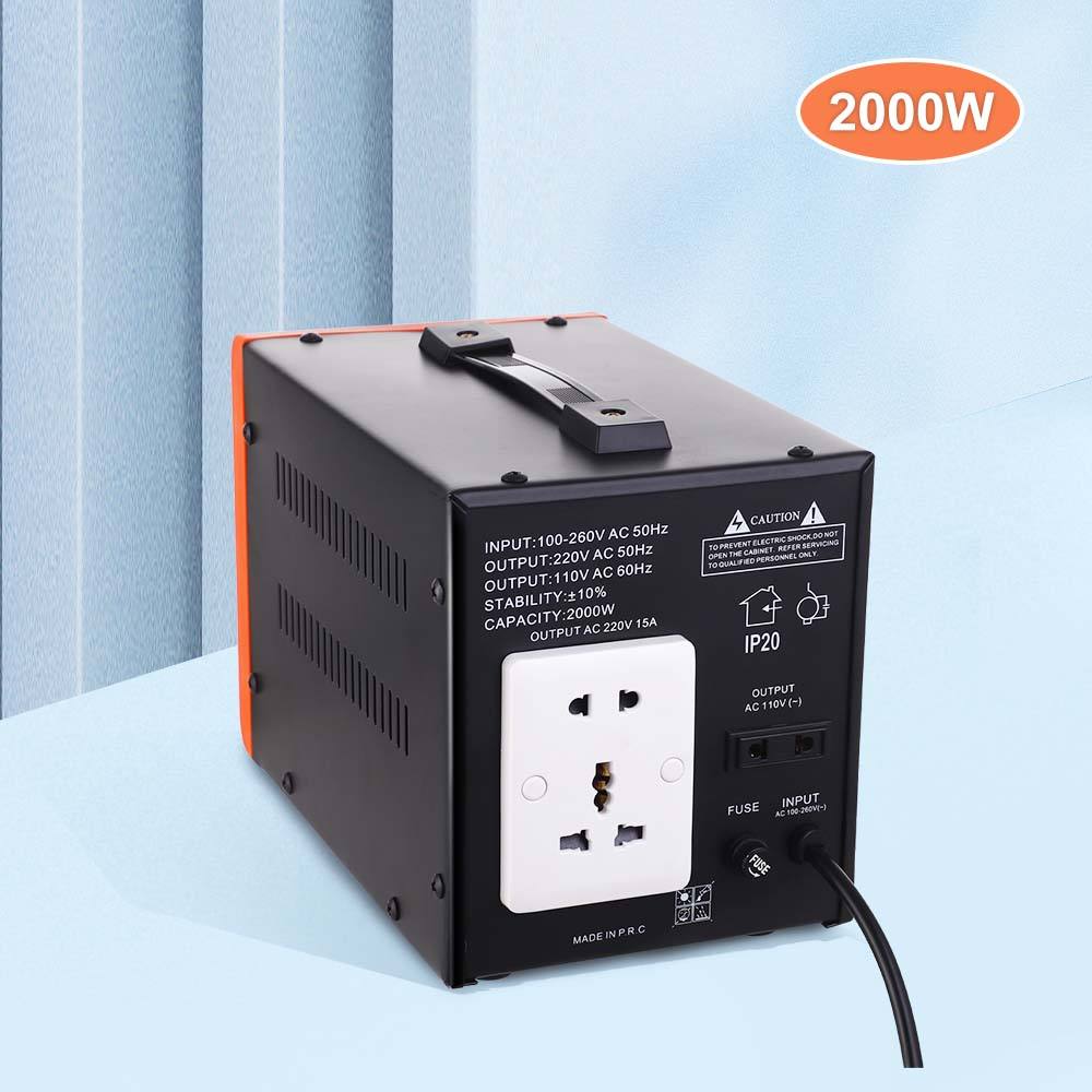 Stabilizator tensioni WINNING STAR ST-0006 2000VA me AVR, display dixhital, hyrje 100–260V, mbrojtje nga tensioni i lartë dhe i ulët, 50/60Hz.