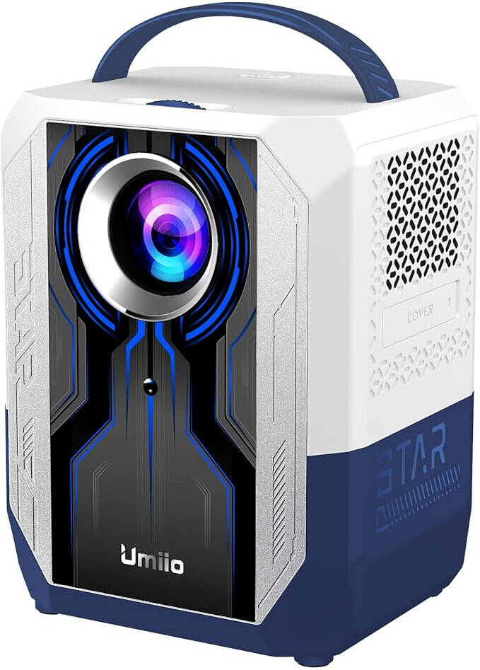 T15 LED Projector Full HD 1080P me HDMI, USB dhe altoparlant të integruar për filma, shkollë, prezantime dhe përdorim në shtëpi | SmartXStore Shqipëri