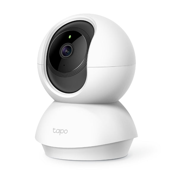 TP-Link Tapo C210 kamerë sigurie WiFi 2K 3MP me rrotullim 360° horizontal dhe 114° vertikal, vizion nate deri në 9 metra, zbulim inteligjent të lëvizjes, audio me dy drejtime, mbështetje microSD deri në 512GB, Privacy Mode, aplikacion Tapo, Google Assistant dhe Amazon Alexa. Ideale për shtëpi dhe biznese në Shqipëri.