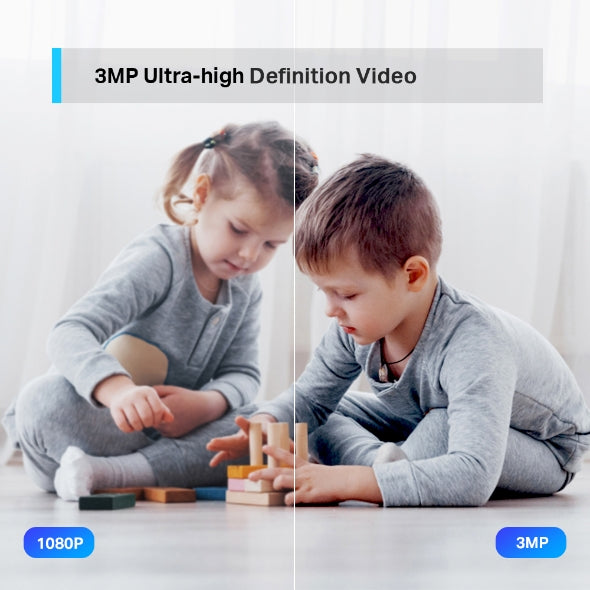 TP-Link Tapo C210 kamerë sigurie WiFi 2K 3MP me rrotullim 360° horizontal dhe 114° vertikal, vizion nate deri në 9 metra, zbulim inteligjent të lëvizjes, audio me dy drejtime, mbështetje microSD deri në 512GB, Privacy Mode, aplikacion Tapo, Google Assistant dhe Amazon Alexa. Ideale për shtëpi dhe biznese në Shqipëri.