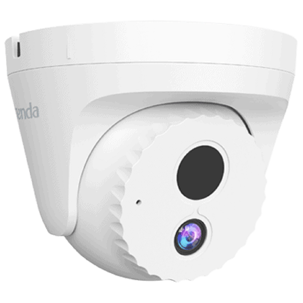 Tenda IC6-PRS kamerë sigurie IP PoE 3MP 2304×1296 me mikrofon të integruar, lente 4mm, Starlight, shikim nate IR 30m, H.265, ONVIF dhe zbulim personash.