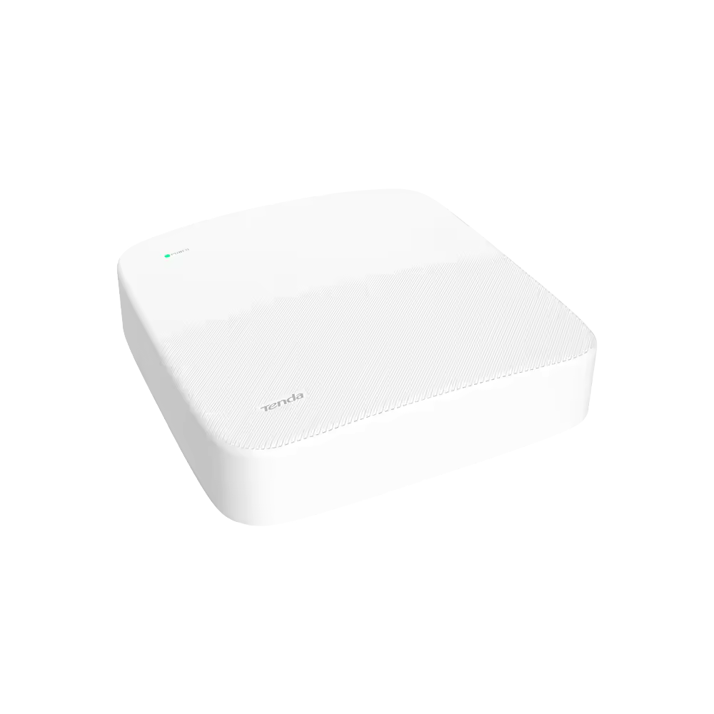 Tenda N3L-16H NVR 16 kanale për kamera sigurie IP deri 8MP UHD, H.265+, bandwidth 80Mbps, HDMI/VGA 1080P, HDD SATA deri 10TB dhe monitorim në distancë nga telefoni.