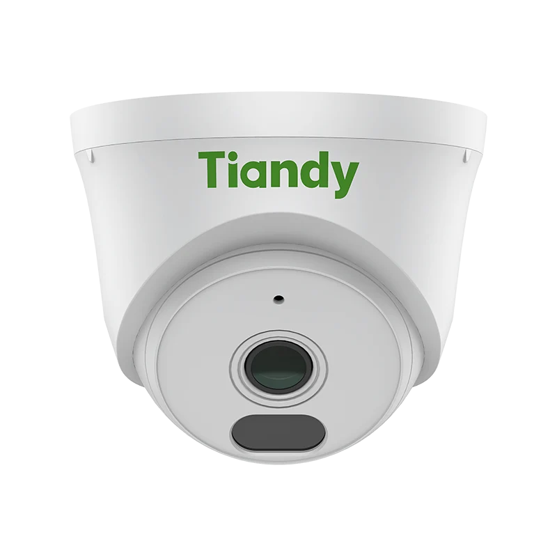 Tiandy TC-C320N kamerë sigurie Turret IP 2MP Full HD me lente 2.8mm F2.0, PoE, mikrofon të integruar, Smart IR deri 30m, S+265, DWDR, 3D DNR dhe ONVIF. 