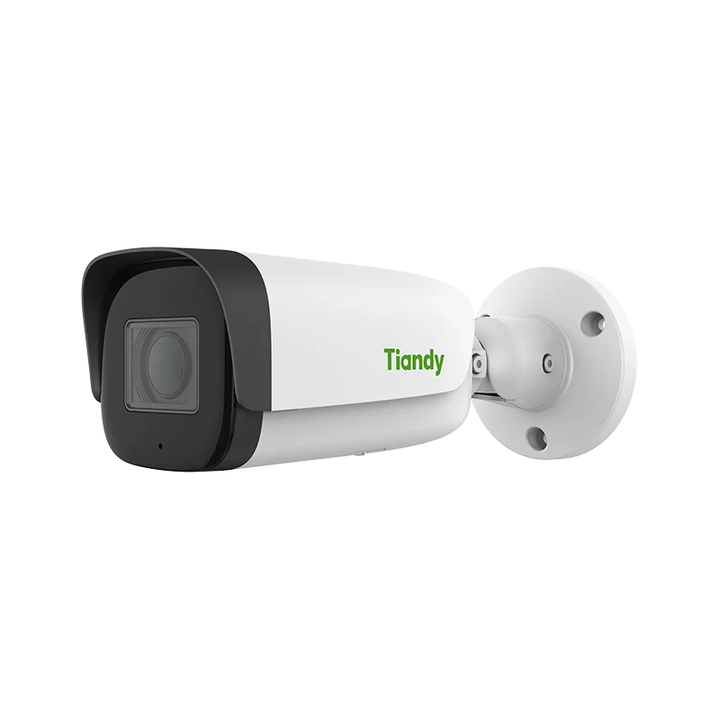 Tiandy TC-C32US kamerë sigurie Bullet IP 2MP me lente motorike 2.7–13.5mm F1.6, Smart IR 80m, WDR 120dB, PoE, mikrofon, AI, MicroSD 512GB dhe IP67.
