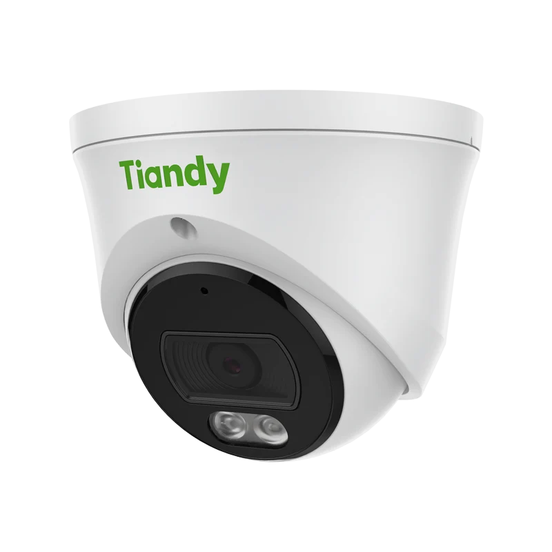 Tiandy TC-C32XN 3ERA-28 kamerë sigurie Turret IP 2MP Color Maker me IR 30m, PoE, mikrofon, AI për persona dhe automjete, MicroSD 512GB dhe IP67.