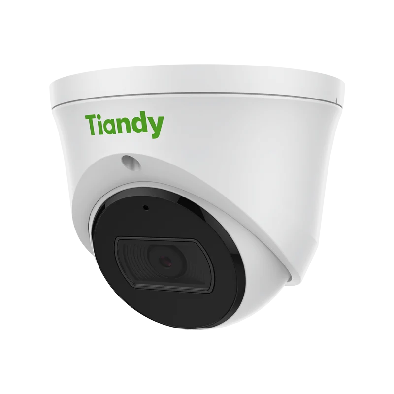 Tiandy TC-C32XS kamerë sigurie Turret IP 2MP me lente 2.8mm F1.6, Smart IR 30m, WDR 120dB, PoE, mikrofon, AI, MicroSD 512GB dhe IP66.