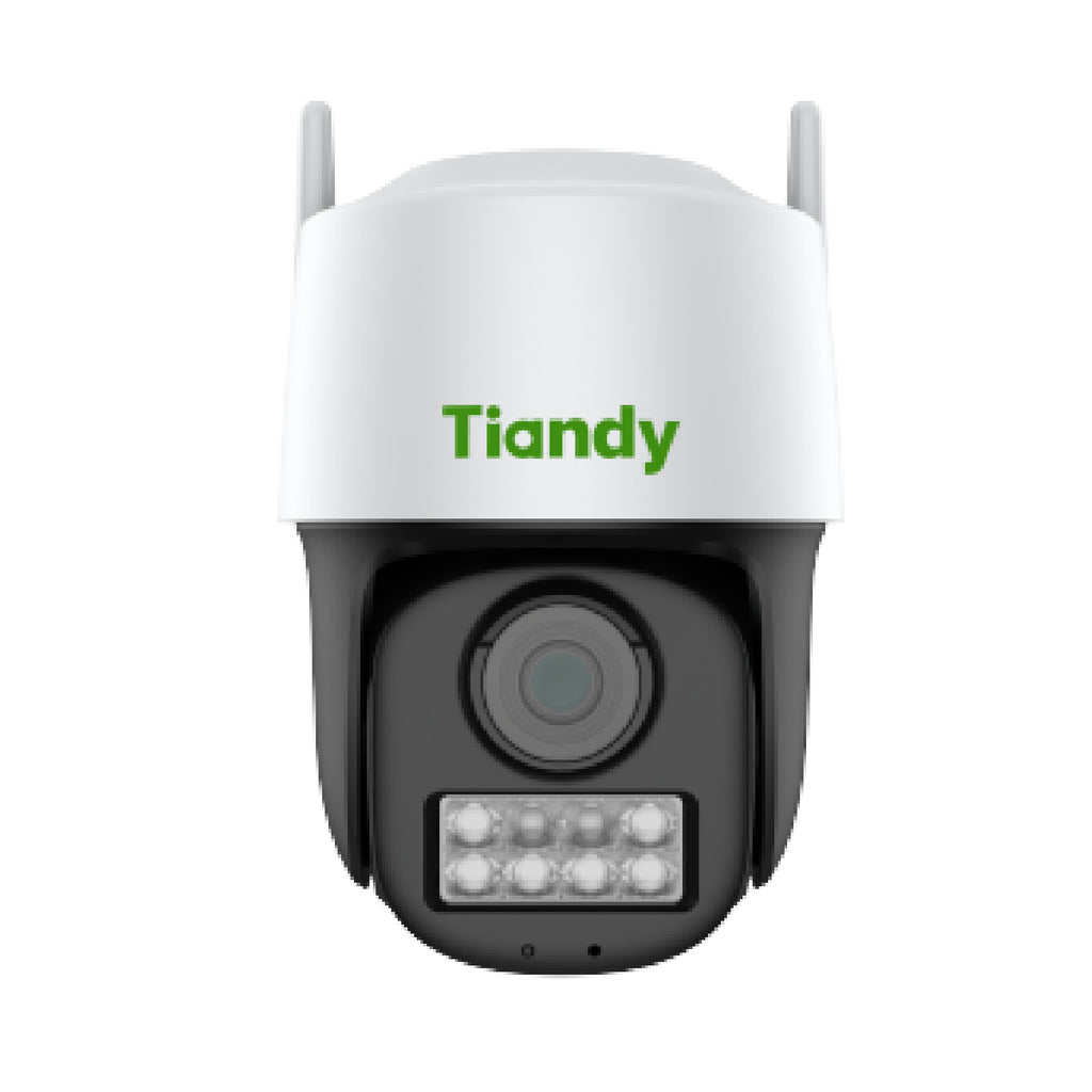 Tiandy TC-H333N kamerë sigurie PT 3MP Color Maker WiFi me lente 4mm, IR 50m, mikrofon, altoparlant, MicroSD deri në 512GB dhe mbrojtje IP66.