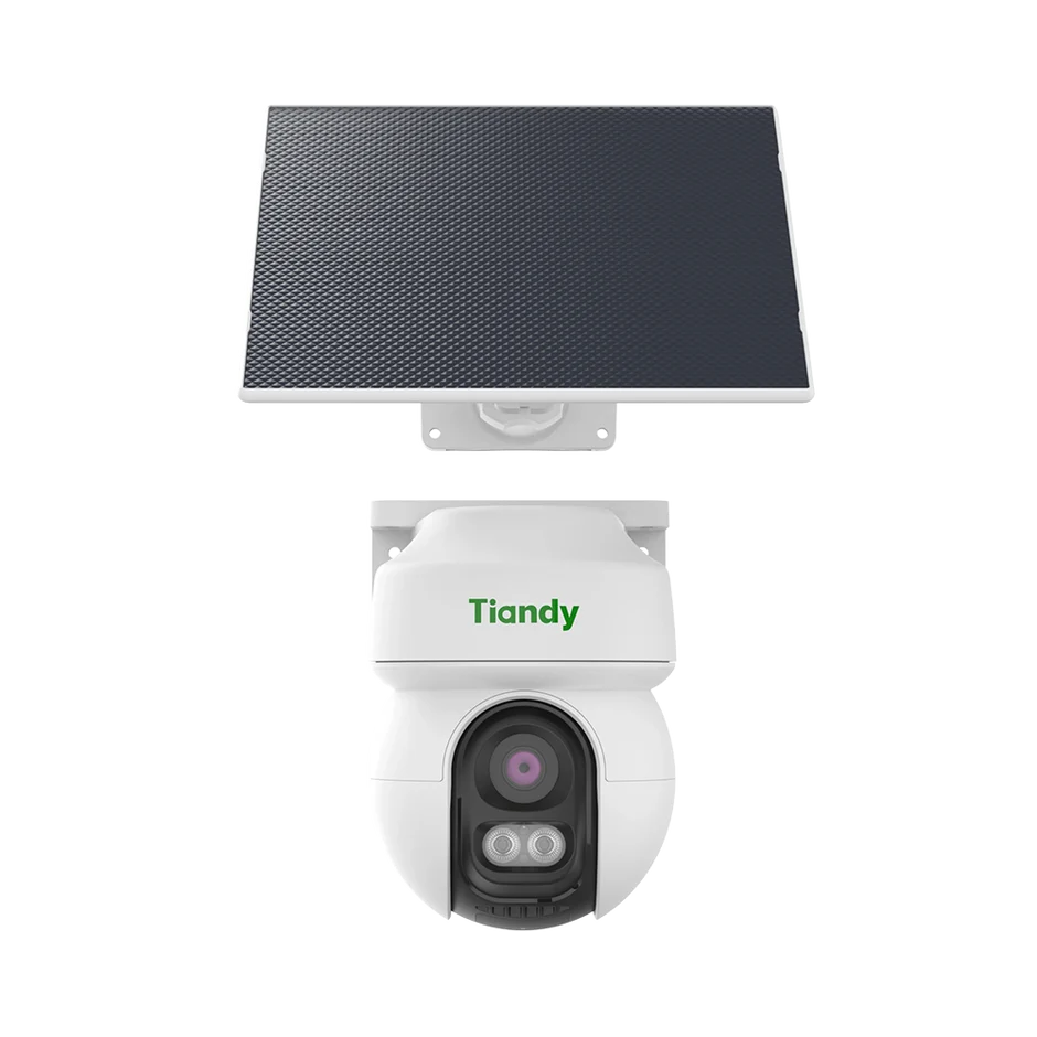 Tiandy TC-H343K 9DA-4 kamerë sigurie PT 4G 4MP me Auto Tracking, IR 30m, AI për persona dhe automjete, alarm me dritë e zë, mikrofon, altoparlant, MicroSD 256GB dhe IP65.