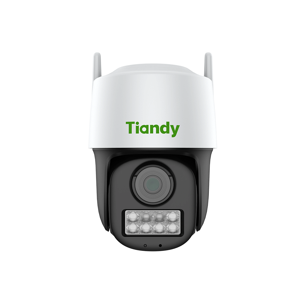 Tiandy TC-H353N kamerë sigurie PT 3MP Color Maker WiFi me lente 4mm, Auto Tracking, Smart Alarm, IR 50m, drita të bardha, mikrofon, altoparlant, MicroSD 512GB dhe IP66.