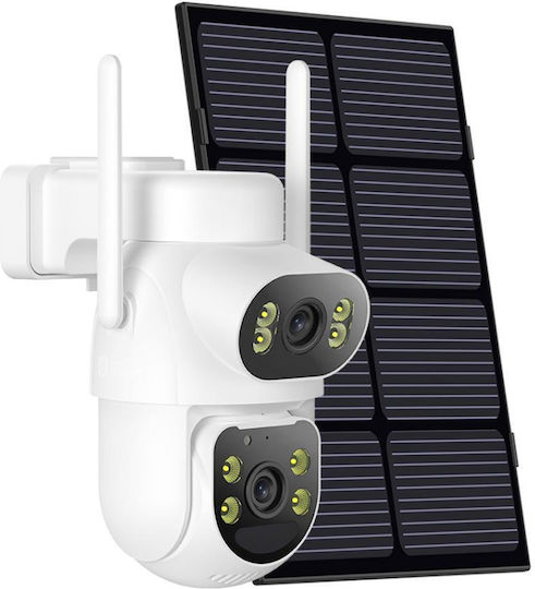 XO CR19 kamerë sigurie 4G me dy lente 4MP, panel diellor 7.5–8W, bateri 6880mAh, Always On Video (AOV), Vision natën me ngjyra, audio dypalëshe, lidhje 4G LTE dhe ruajtje në MicroSD deri në 128GB. Ideale për shtëpi, ferma, magazina, kantiere dhe zona pa Wi-Fi.