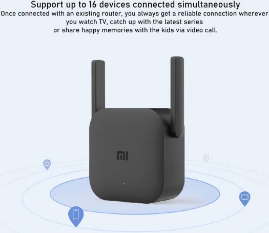 Xiaomi Mi Wi-Fi Range Extender R03 me shpejtësi deri në 300 Mbps, frekuencë 2.4 GHz, 2 antena të jashtme dhe siguri WPA/WPA2. Repeater Wi-Fi ideal për zgjerimin e sinjalit të internetit në shtëpi, apartament ose zyrë.