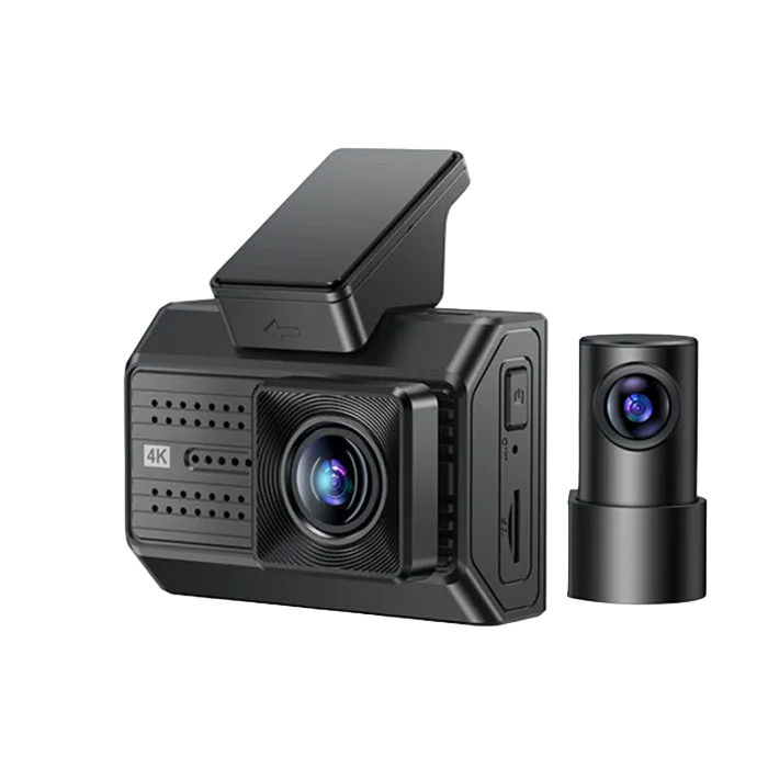 Yesido KM15 kamerë për makinë 4K me regjistrim të dyfishtë përpara 4K dhe prapa 1080P, WiFi 2.4GHz, ekran IPS 2 inç, G-Sensor, regjistrim Loop, monitorim parkimi 24 orë dhe mbështetje për kartë microSD deri në 256GB. Dash Cam ideale për siguri gjatë vozitjes në Shqipëri.